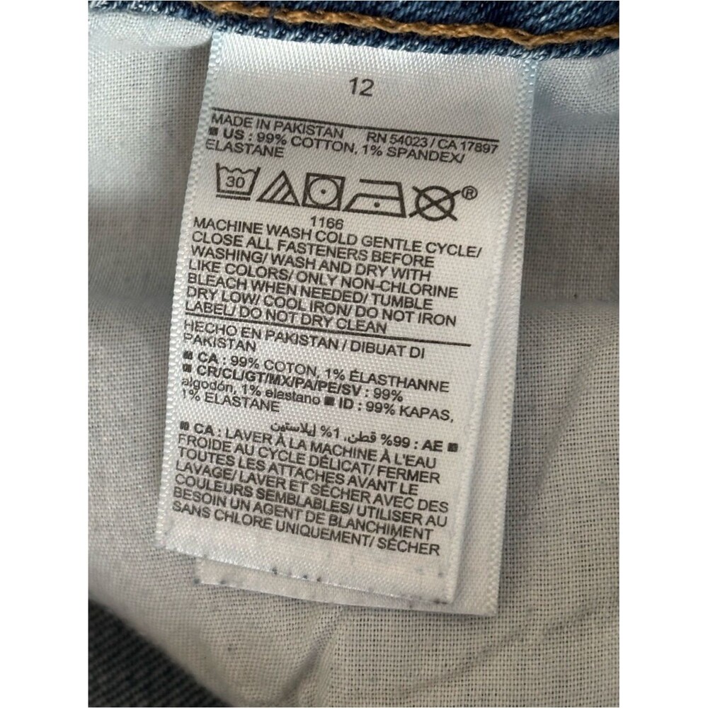 Old Navy High-Rise O.G. Straight Jeans Size 12 - Picture 4 of 4